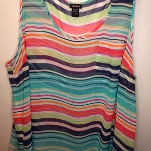 Torrid sheer tank top